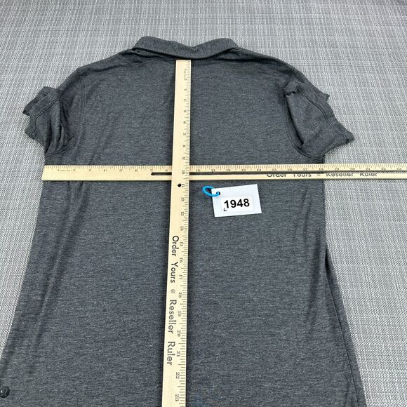 Lululemon Evolution Polo Shirt Mens XS‎ Grey Pullover Golf Casual Comfort - Picture 5 of 7